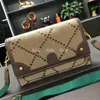 Top Marmont Multicolor Evening Bags small Canvas shoulder Women Rainbow Canva Chain Crossbody Bag Luxury Messenger Bags Womens Wallet
