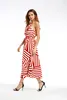 Summer Maxi Long Dress Nowy moda kobiety seksowne boho pasiaste bez rękawów w stylu plażowym paski Sundress vestidos dla kobiet bigsweety A25