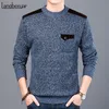 Chandail de marque de mode pour hommes pulls coupe ajustée pulls tricots col rond automne Style coréen vêtements de sport mâle 220815