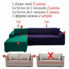 Chair Covers Sectional Sofa Cover For Living Room L Shaped Protector Elastic Anti-dust PrintedChair