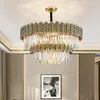 Pendant Lamps Arrival Crystal Chandelier Modern Good Quality Round Hanging Lustre Elegant K9 Suspension Lamp For Living Room FoyerPendant