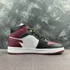 Chaussures de créateurs de qualité supérieure I 1 Mid Gold Pendentifs Hommes Basketball Womens Jumpman 1s Wine Red Metal Sports Sneakers Taille US36-46 ..