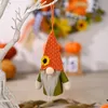 Sunflower Orange Hat Harvest Festival Ornaments Party Supplies Pendant Doll med Lamp Holiday Decoration Toy Gnomes Santa Elf Thanksgiving Gifts 6HB1 Q2