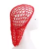 2022 New Handmade Crochet Hair Snood With Elastic Band Mesh Head Cover Wrap Hair Makeup Beauty Hair Net Accessories