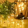 Strings String Fairy Lights Copper Wire Curtains Christmas Garland indoor slaapkamer huis bruiloft jaar decoratie 2m5m10 mled ledled led