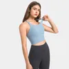 L9095 Cross Dunne Bandjes Yoga Beha Tank Tops Klassieke Sportbeha Vrouwen Fitness Vest Kleine Sling Beha met Afneembare Cups sexy Un271u