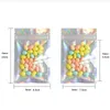 Zakładne plastikowe detaliczne worki opakowania żywności holograficzne folia z folią aluminiową pachną pachną torbę mylarową do przechowywania żywności 2TYPES 2289309