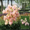 Decorative Flowers & Wreaths CM Long Four Branches Each Bouquet Simulation Cherry Blossom White And Pink Color For Home Wedding Party Decora