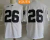 Thr Youth Penn State Nittany Lions 9 Trace McSorley 26 Saquon Barkley Jersey Kids Big Ten Penn State Navy Blue White Stitched College Football