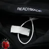 남성 후드 티 스웨터 겨울 Readymade 거품 꽃 까마귀 남성 여성 특대 고품질 풀오버 모자 자수 흰색 로고 TagMen's