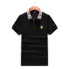 2022 Mens polos shirt brand classic tshirt men Designers tees Embroidery short sleeve summer Lapel stripe solid color chest letter women decoration tops M-3XL#08