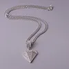 Pendant Necklaces Men's Fashion Hip Hop Diamond Triangle Necklace Jewelry AccessoriesPendant NecklacesPendant