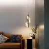 Pendellampor modern minimalistisk ledande ljuskrona sovrummet sovlampa vardagsrum bakgrund vägg restaurang bar dekoration ljuskrona