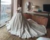 Ball Gown Wedding Dress With Long Sleeve Jewel Applique Lace Backless Organza Formal Occasion Custom Made Floor-length