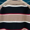 Bby Designer Top Herren Pullover Herbst und Winter bestickte Buchstaben BT klassische V-Ausschnitt Strickwaren hochwertige Paare Cardigan Jacke Mantel