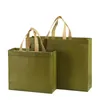 재사용 가능한 선물 가방 여성 접이식 쇼핑 가방 식료품 천을위한 비직 어깨 토트
