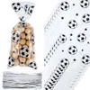 Confezioni regalo Mondiali di calcio Sacchetti di cellophane Termosaldabile Dolcetto Biscotto Caramella Goodie Calcio Sport Baby Shower Forniture per feste di compleanno Regalo