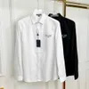 Mens Designer Shirts Brand Clothing Men Long Sleeve Dress Shirt Hip Hop Style High Quality Cotton Tops 16376