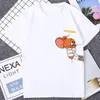 Cat Tom Mouse Jerry paar T -shirt Vintage 90s Grafische tops Harajuku Kawaii Streetwear Women Men Mode Casual T -shirt Camisetas 220628