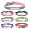 Collare per cani da compagnia in pelle XS-L Collari per cani riflettenti regolabili Collari per cuccioli di sicurezza luminosi per esterni Forniture per animali domestici BH6437 TYJ