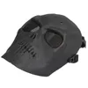 Party Masken Airsoft Maske Totenkopf Vollschutzmaske Militär - Schwarz 220823