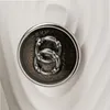 Vintage metalowe litery przycisk do płaszcza garnitur retro okrągłe DIY szycia przyciski z prawidłowym listem