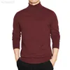 Men's Sweater Japanese And Korean Black Bordeaux Red Green Grey Purple Knitted L220801