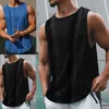 T-shirts pour hommes respirant imprimé extérieur sans manches hommes gilet d'été respectueux de la peau pour un usage quotidien W220426