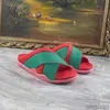 2022 Designers Mens Slippers Slide Sandal Summer Outdoor Fashion Luxury Women Slipper Slides Beach Shoe Flip Flop Size Eur 35-45