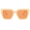Projektant marki kwadratowe okulary przeciwsłoneczne Kobiety czarne lustro damskie okulary przeciwsłoneczne dla kobiet moda podróżowanie okularów seksowna kobieta oculos y220523