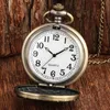 Zegarki kieszeni Chic STRO BRINZE ELK Wzór Kwarc Naszyjnik Zegarek Vintage Sweater Sain Exquacit Clock dla mężczyzn Kobiety THUN22
