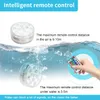 STOCK IN US Pond Light 2 Packs Underwater Lights 13 LED Beads 16 Colors 4 Changing Modes Dimmable Submersible LED for Bathtub Pool with Magnetic Remote Control