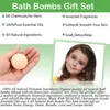 6pcs Organic Bath Bombs Bubble Salts Ball Essential Oil Handmade SPA Stress Relief Exfoliating Mint Lavender Rose Flavor242b8027766