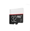 Carte mémoire PRO + TF originale de haute qualité, 16 go/32 go/64 go/128 go/256 go, U3, enregistreur Automobile/tablette PC C10, 90 mo/s