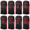 Screen Print Basketball Jalen Green Jersey 7 Christian Wood 35 John Wall 1 Eric Gordon 10 Kevin Porter Jr 3 David Nwaba 2 Team Color Black Red Blue White Men Woman Jeugd