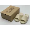 Originals Slide Bone FW6345 Black Earth Brown Desert Sand Resin Slippers Men Women Outdoor Slippers Quality With Box US4-11