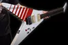 Chackson Killswitch Buckethead Y2KV White KFC Flying V Guitare électrique