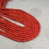 Andere mode Coral Bead Round kralen 3x4mm Elegante steen voor sieraden maken DIY kettingarmband Edwi22