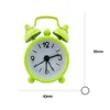 Mini Metal Alarm Clock Candy Color Table Clocks Round Vintage Electronic Clock Home Decor 4cm