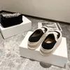 Canvas Casual Shoes Luxury Designers Women 4,5 cm H￶jd ￖka sko Web Stripe Gummisul Sula Stretch Cotton Low-Top Sneake