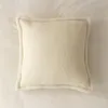 Cushion/Decorative Pillow Soft Plain Cushion Cover 45x45cm Fleece Ivory Brown Coffee Sham For Home Decoration Bed Sofa Couch WarmCushion/Dec