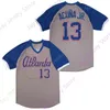 Ronald Acuna Acua Jr Jersey Vintage 150th 2021 ASG Patch Baby Azul Branco Pullover Branco Mulheres Red Fãs de Creme Navy Black Size S-3xl