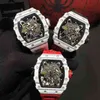 Richasmiers Watch YS Top Clone Factory Watch Watch Automatyczne wino z włókna węglowego RM35-01 Seria Machinextyze34x