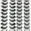 3D Mink Valse Wimpers Dikke Vrouwen Makeup Valse wimpers Handgemaakte Natuurlijke Extension Soft lash 20 pairs in een doos