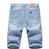 2020 Sommar Nya Mäns Denim Shorts Klassisk Svart Blå Tunn Sektion Fashion Slim Business Casual Jeans Shorts Male Brand G0104