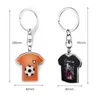 DIY Sublimation Blank Keychains Football Shirt Designer Keychain Bball Uniform Photo Frame Keyring Silver Plated Car Key Ring Handbag Carabiner Accessories Gift