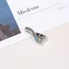 Passend für Original-Pandora-Armbänder, 20 Stück, Silber-Charms, Perlen, Cartoon-Sonnenbrille, Silber-Charm-Perle für Frauen, DIY-Europäischer Halsketten-Schmuck