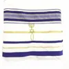 Sciarpe JKRISING Messianic Jewish Tallit Blue And Gold Prayer Shawl Talit Talis Bag Sciarpe