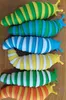 Fidget Slug Articulated Flexible 3D Slugs Fidget Toys All Ages Relief Anti-Anxiety Sensory Decompression Toy for Children Aldult