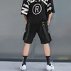 Summer Men Men TechWear Japońskie harajuku modne szorty streetwearowe dla męskich joggerów hip -hopowe spodnie workowate odzież 220705
